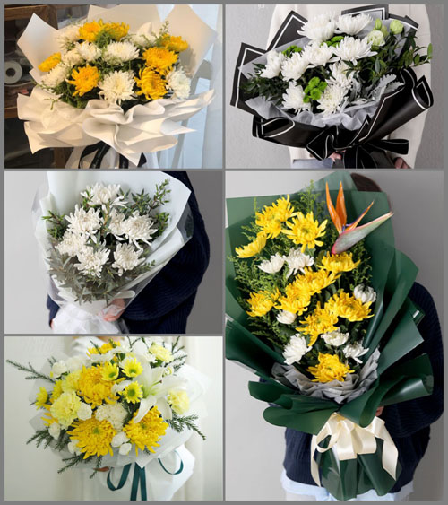 江苏宿迁宿豫区蔡集镇白事花束代送